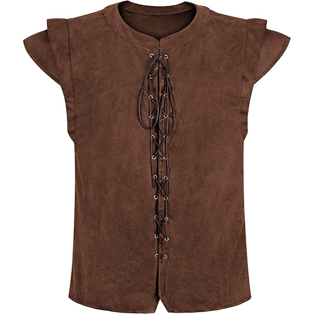 Ethnic Clothing & Online Fashion Store Khaadi Us - Rönesans Viking Korsan Oyun Süet Tişörtü