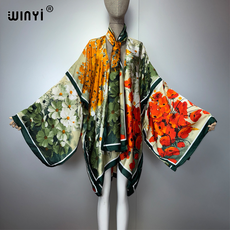 WINYI yaz kimonosilk duygu kıs - Kaftan Women Boho incelemesi ve fiyatı