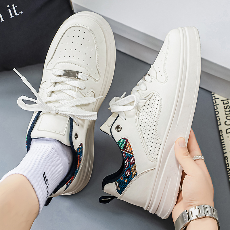 Erkek Beyaz Platform Kaykay Ay - Ethnic Wear Men'S Fashion incelemesi ve fiyatı